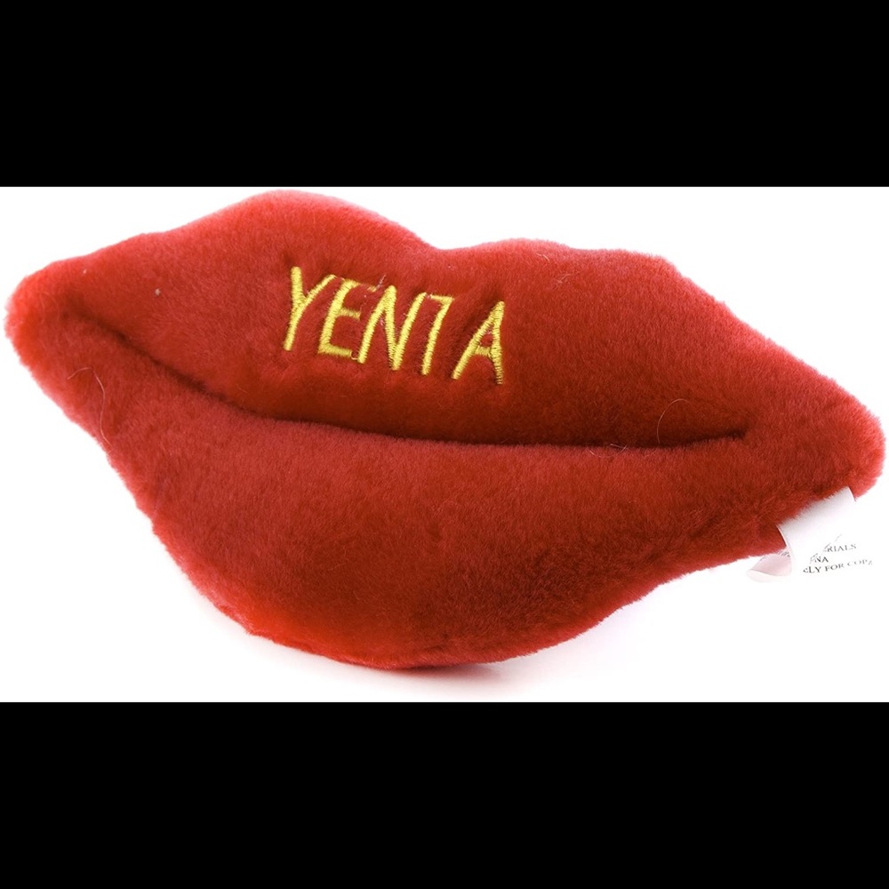 Stuffed Dog Toy, Yenta Lips